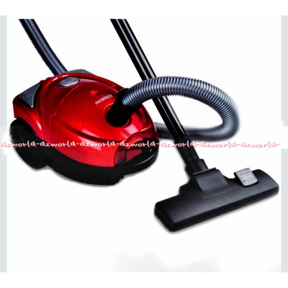 Krisbow Vacum Cleaner Alat Penghisap Debu Dan Kotoran Kering Baik Dilantai karpet Vacuum Hisap Debu Merah Red