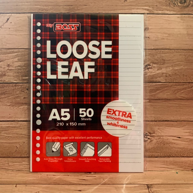

Loose leaf A5 isi 50 lembar