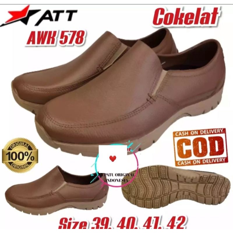 COD SEPATU PANTOFEL KARET ORIGINAL ATT PRIA