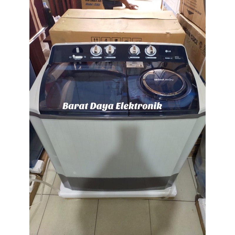 Mesin Cuci LG 2 tabung Twin Tub Kapasitas 14 KG - P1400RT