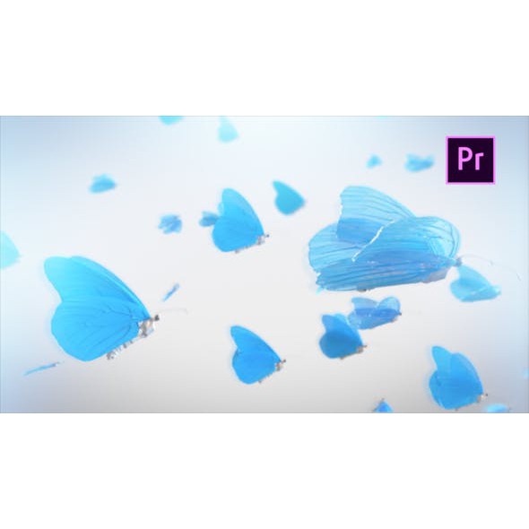 Videohive Butterfly Logo Reveal  Premiere Pro Templates
