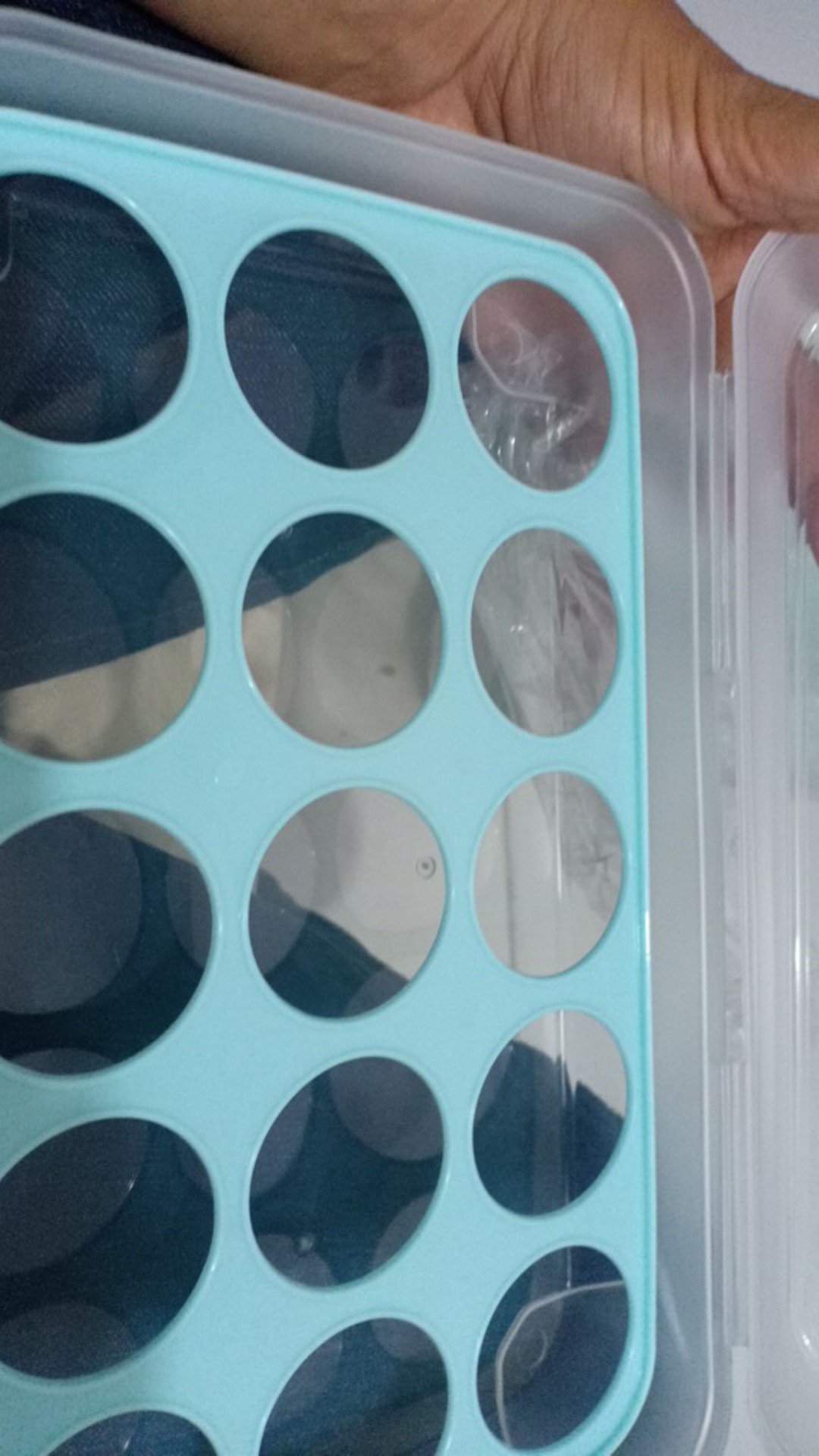 Tempat Penyimpanan Telor Telur 15pcs Storage Egg Box Alat Dapur Perlengkapan Rumah Tangga