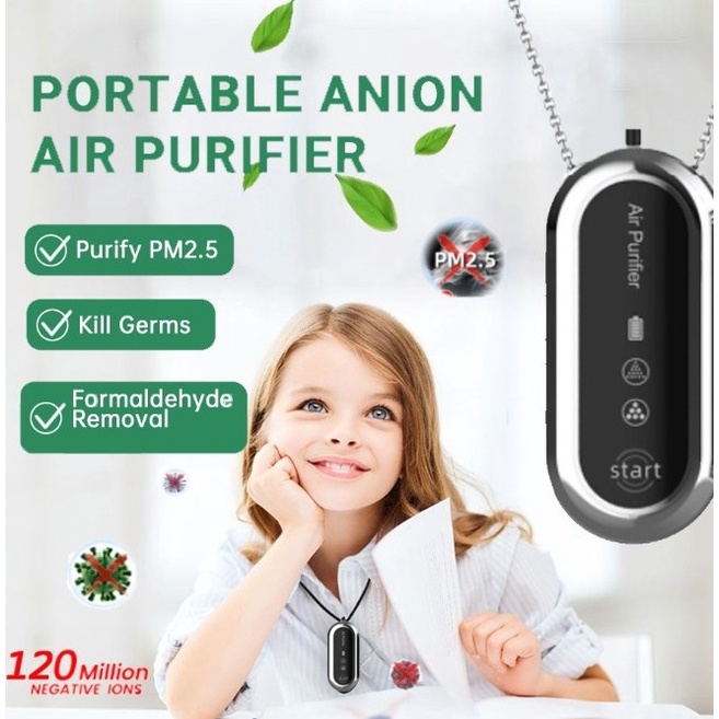 IKILOSHOP APR3 Kalung Air Purifier Ionizer Anion Pembersih Udara Anti Virus Debu