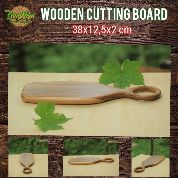 Talenan kayu 38x12 talenan kayu jati teak wood wooden cutting board