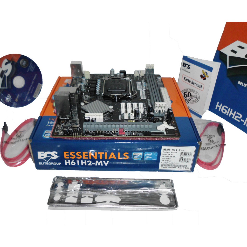ECS H61H2-MV Motherboard Intel 1155 DDR3