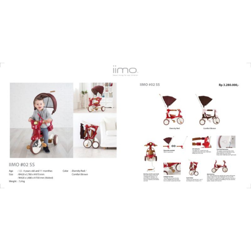 Sepeda lipat anak iimo 2ss