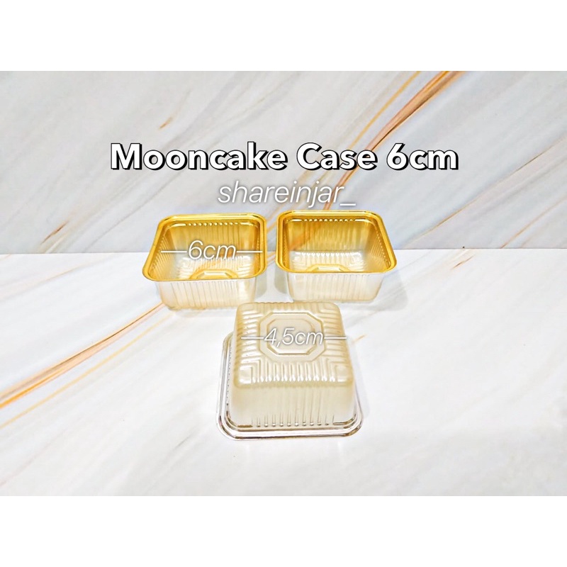 

Mooncake Case Mika Tray Gold 6cm / Packaging Kemasan Kue Bulan