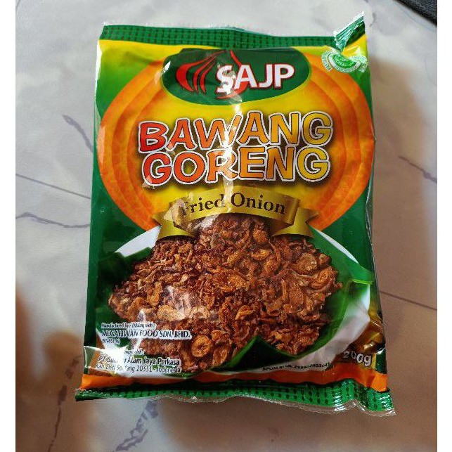 

SAJP BAWANG GORENG (200g) Fried Onion / Bawang Merah Goreng / Bumbu Instan