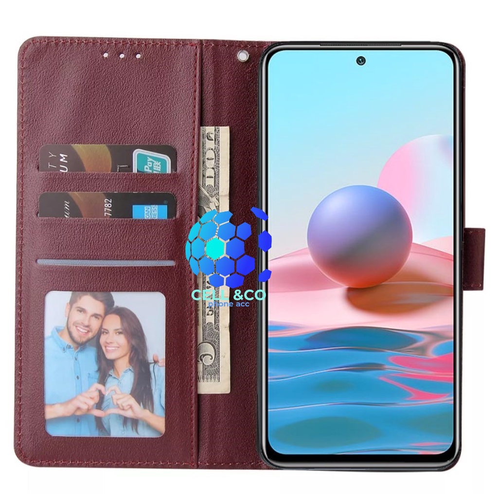 INFINIX HOT 11S CASE FLIP LEATHER WALLET PREMIUM FLIP CASE BUKA TUTUP KESING HP CASING FLIP CASE WALLET INFINIX HOT 11S