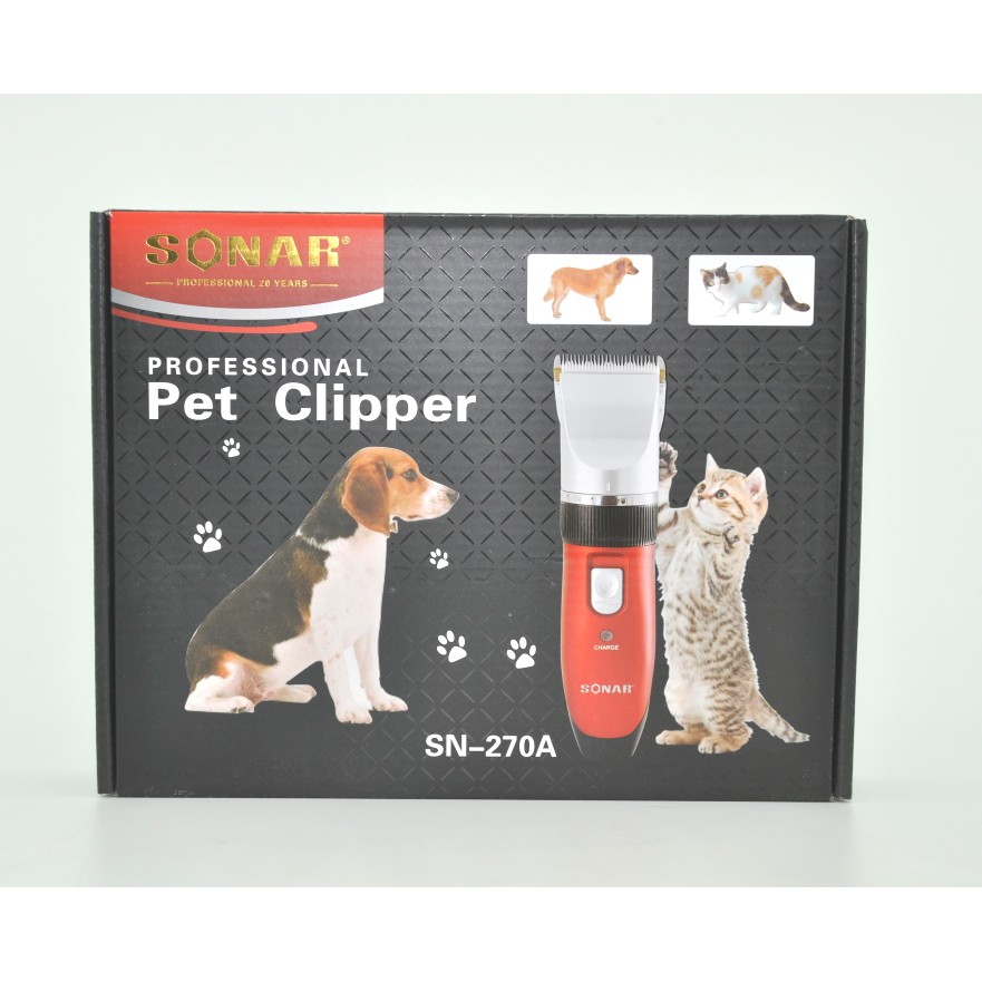 VOM Professional Pet Clipper Sonar SN-270A / Cukuran Hewan Charge - 0186