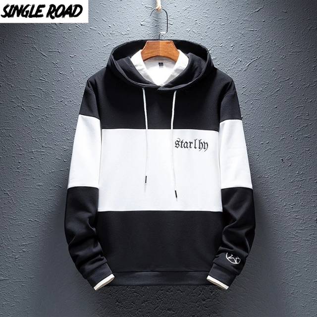 TOTOTAshop.Sweater hoodie STARLHO.Bahan fleece tebal.motif bordir depan,belakang sablon.real pict