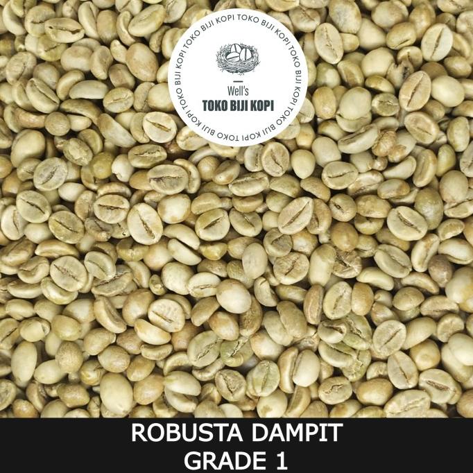 

[ COD ] GREEN BEAN / KOPI MENTAH ROBUSTA DAMPIT GRADE 1 - 1 KG MURAH Kode 1059