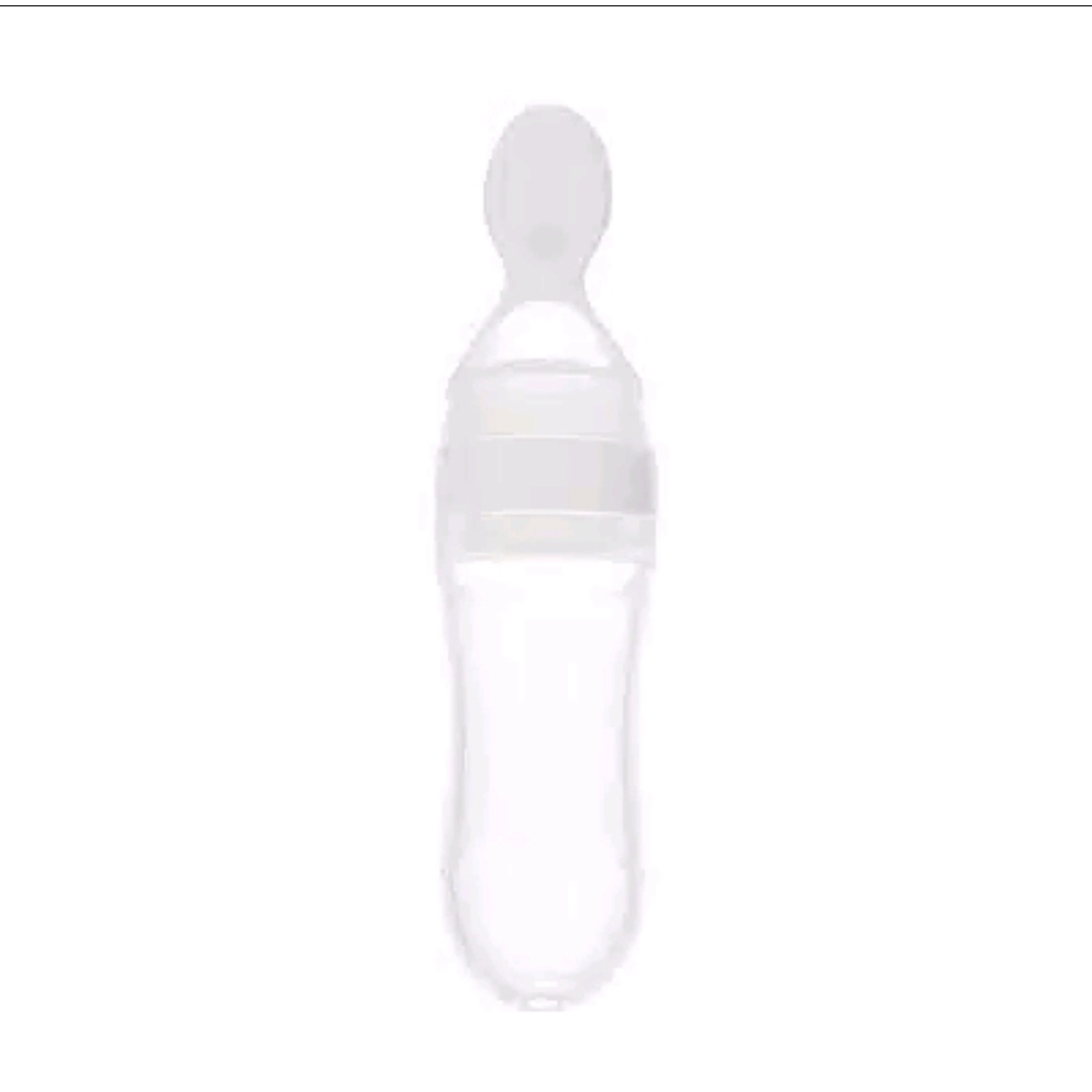 BOTOL DOT SILICONE SENDOK MAKAN BAYI / BABY SILICONE FOOD FEEDER (IP)