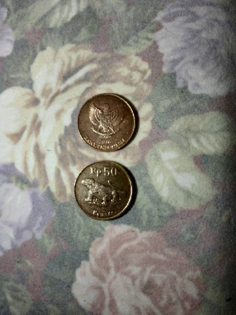 Koin 50 Rupiah Komodo