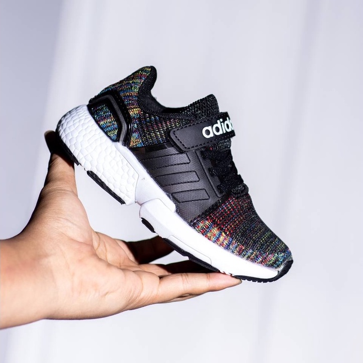 Adidas Ultra Boost 19 Toodler/Kids/Baby [ Black Motif ]-2