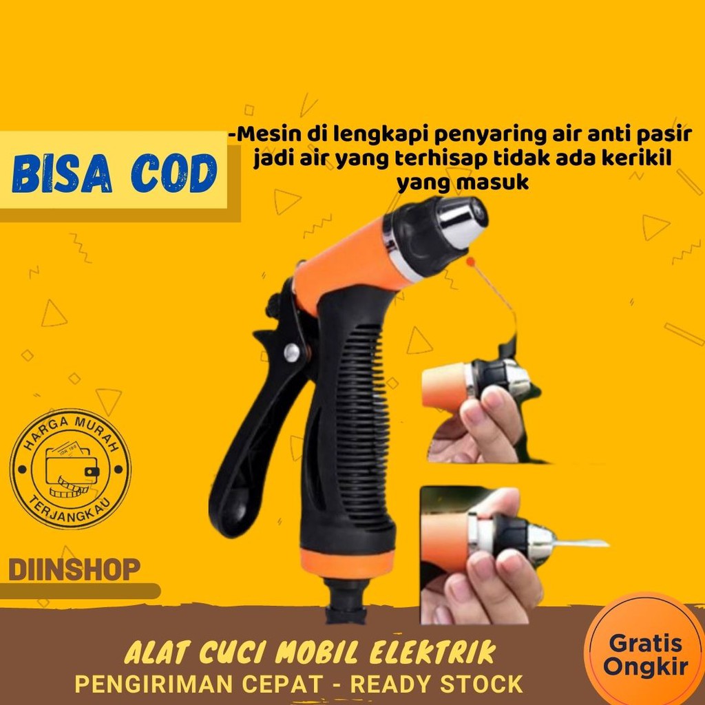 Alat Cuci Mobil Motor Elektrik Steam Car Wash Electric Alat Semprot Air Paket Mesin Cuci Mobil M342