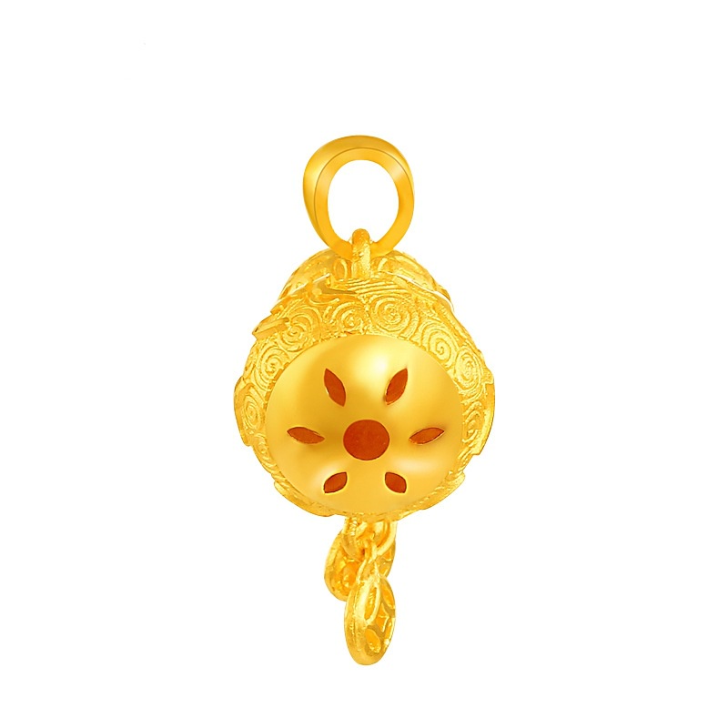 [Ready Stock]Fashion Gold-Plated Hollow Calabash Pendent Necklace