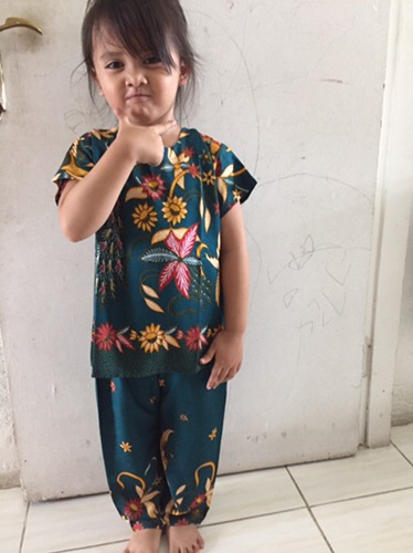 ❤ Cod ❤ Setelan Setcel Set Anak Perempuan Cewek Adem Harian Santai Batik Pekalongan Murah 5 Tahun