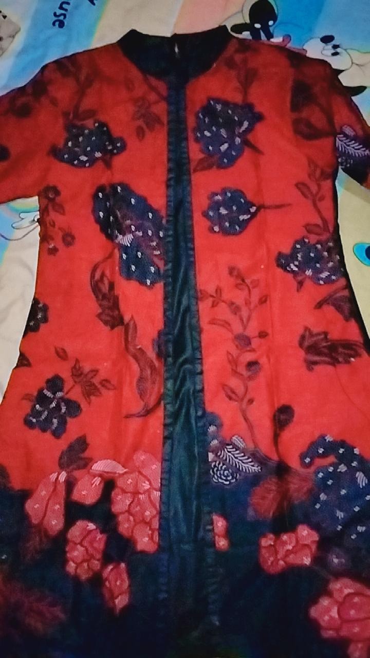 Tunik Batik Mix Polos Modern Terbaru