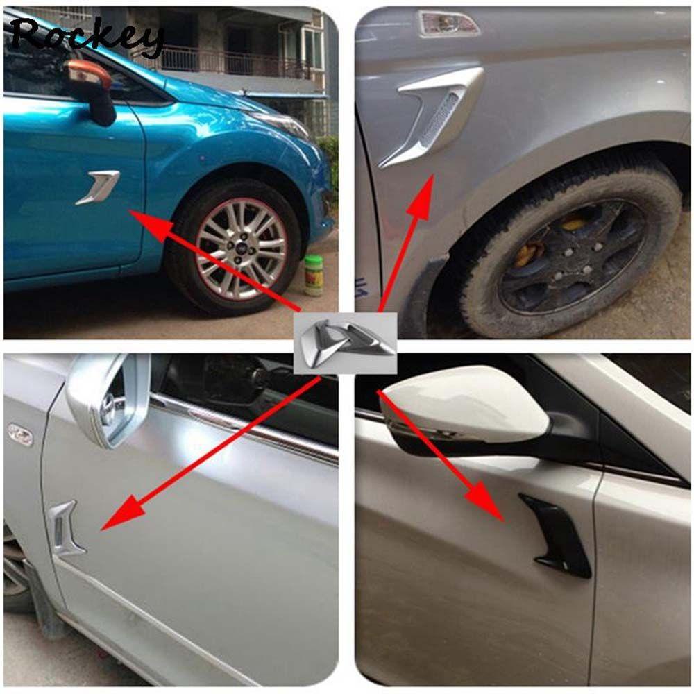 Lanfy 3D Stiker Mobil Universal Mobil Styling Aksesoris Dimodifikasi Palsu side outlet Kap Mobil Kap Decor