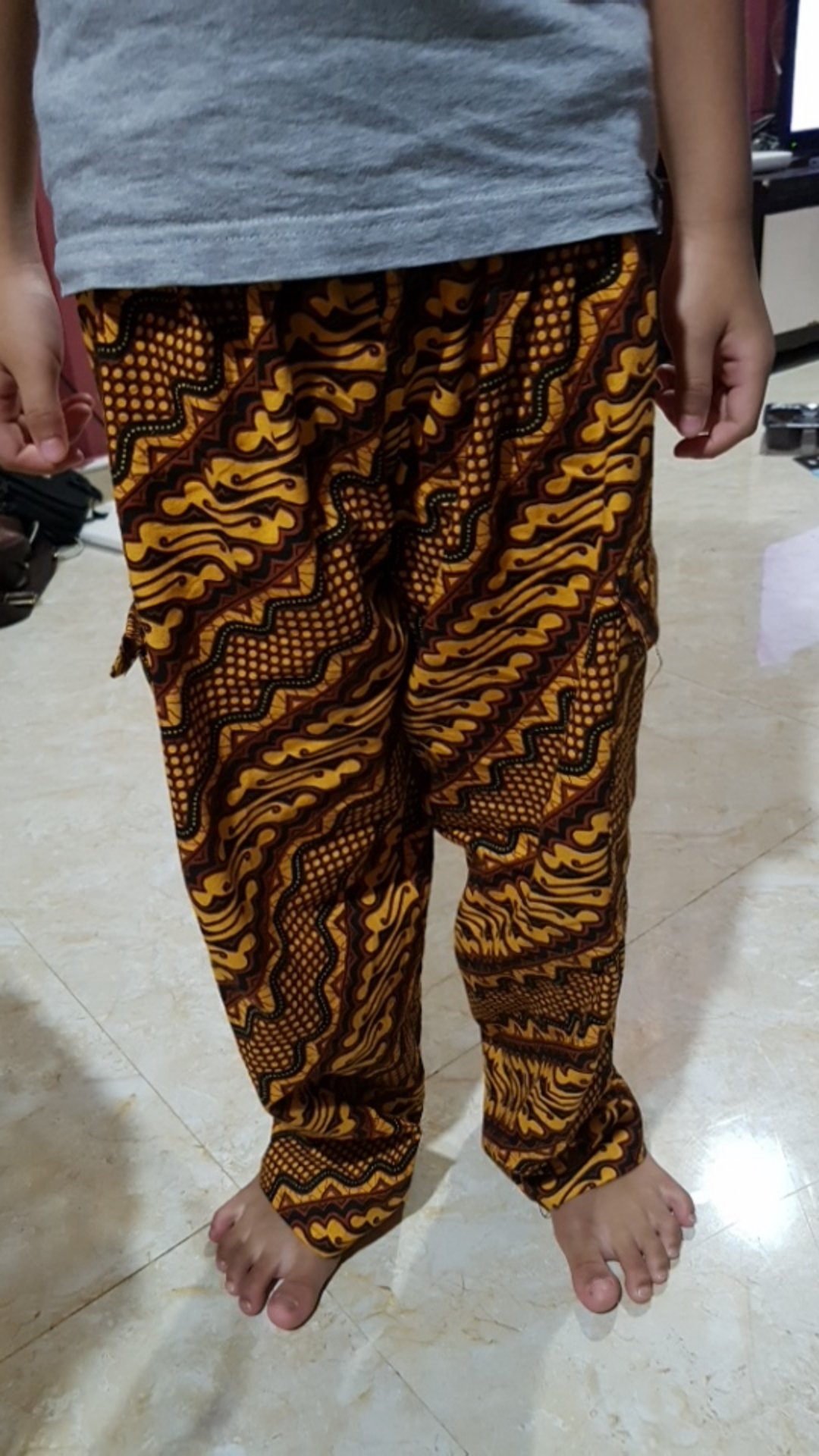 Celana Boim Batik Uk 6-8 Tahun / Celana Panjang Batik Anak Laki Harian Pants Santai