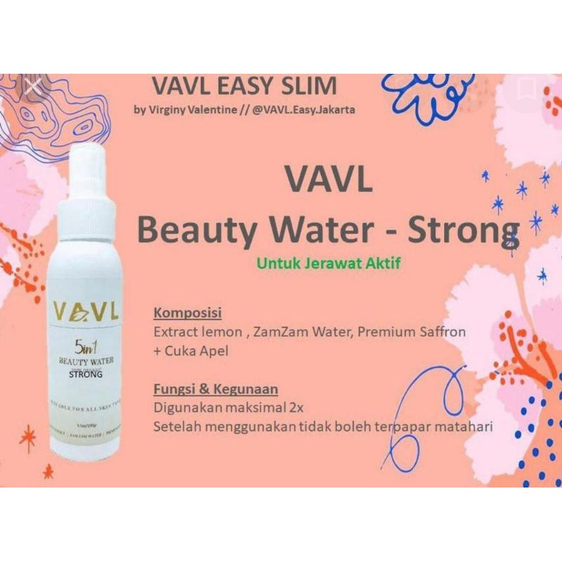 BEAUTY WATTER STRONG by VAVL SKINCARE