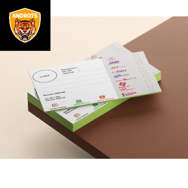 

Stiker shipping label pengiriman address olshop