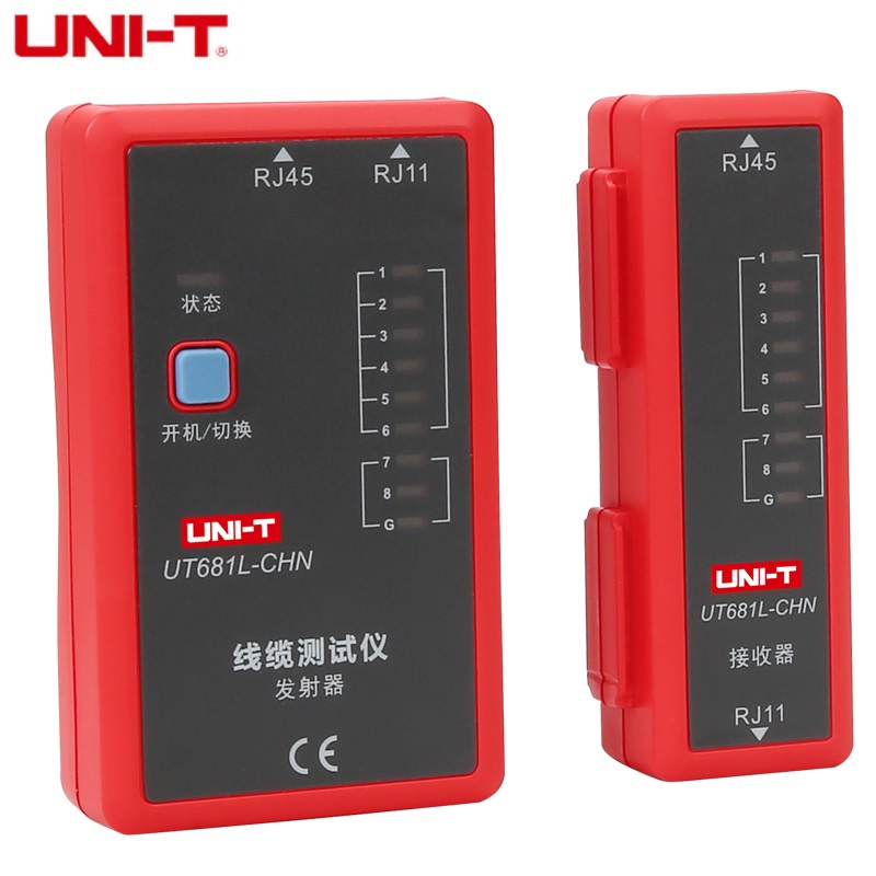 UNI-T UT681L - Alat Scan dan Tes Kabel Jaringan Ethernet RJ11 RJ45