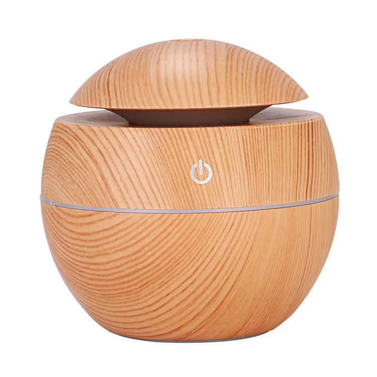 Aolida Air Humidifier diffuser Aromatherapy USB Oil Aromaterapi Pengharum Ruangan Cocok Untuk Mobil Dan Kamar Desain Kayu-5
