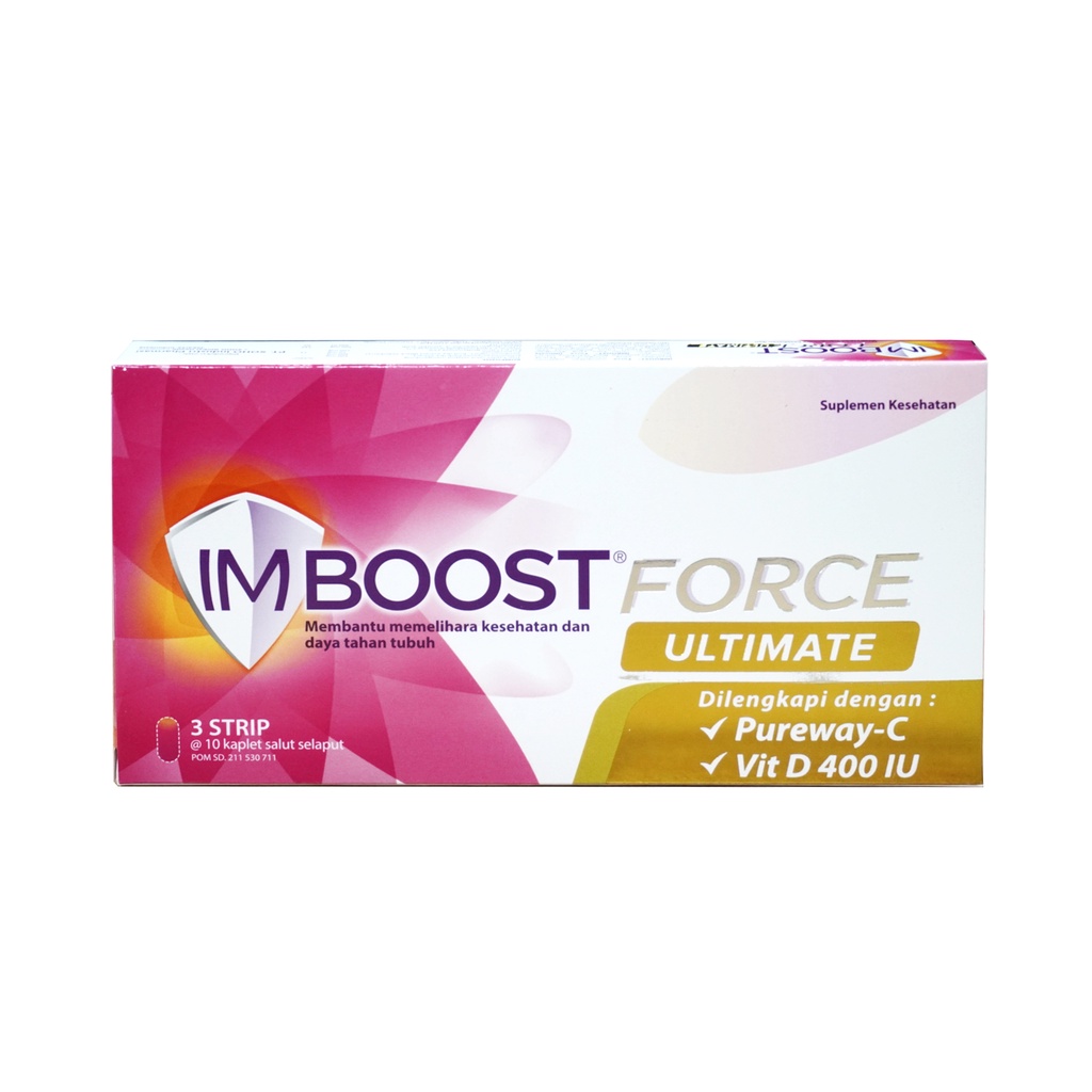 Imboost Force Ultimate 3 x 10 Tablet - Meningkatkan daya tahan tubuh