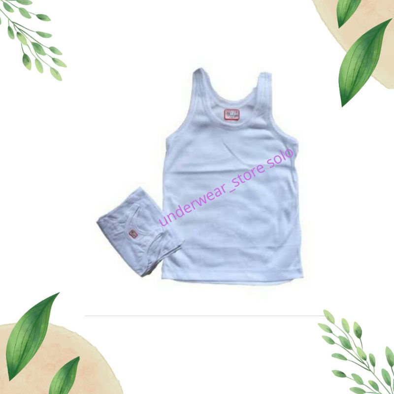 Kaos seporot anak putih Kaos Dalam Anak Murah Singlet Anak Seporot Anak