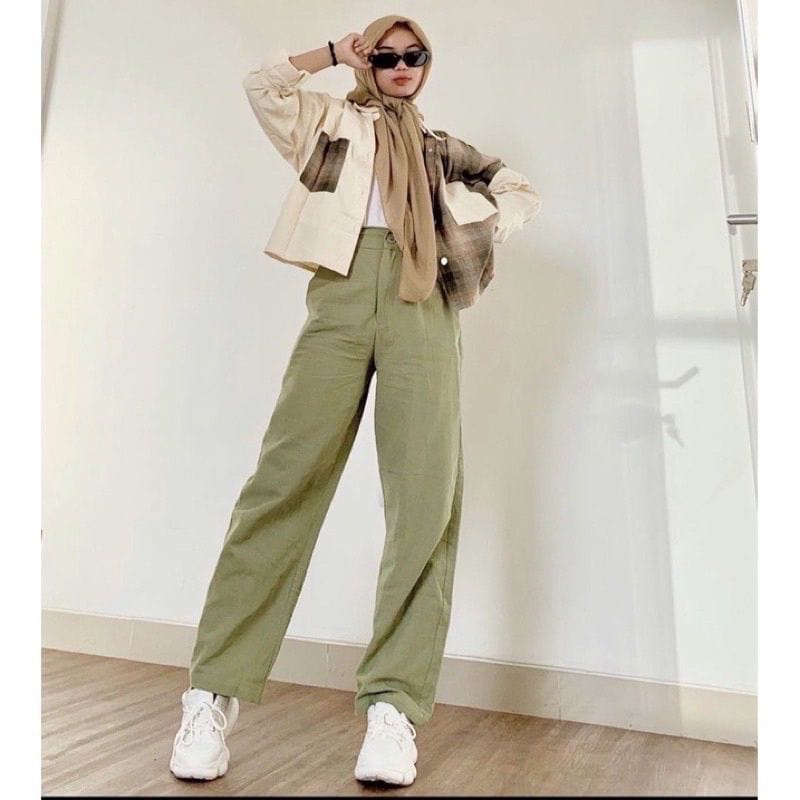 Highwaist Kulot Linen Premium Laura Slim Kulot Highwaist/Kulot Linen