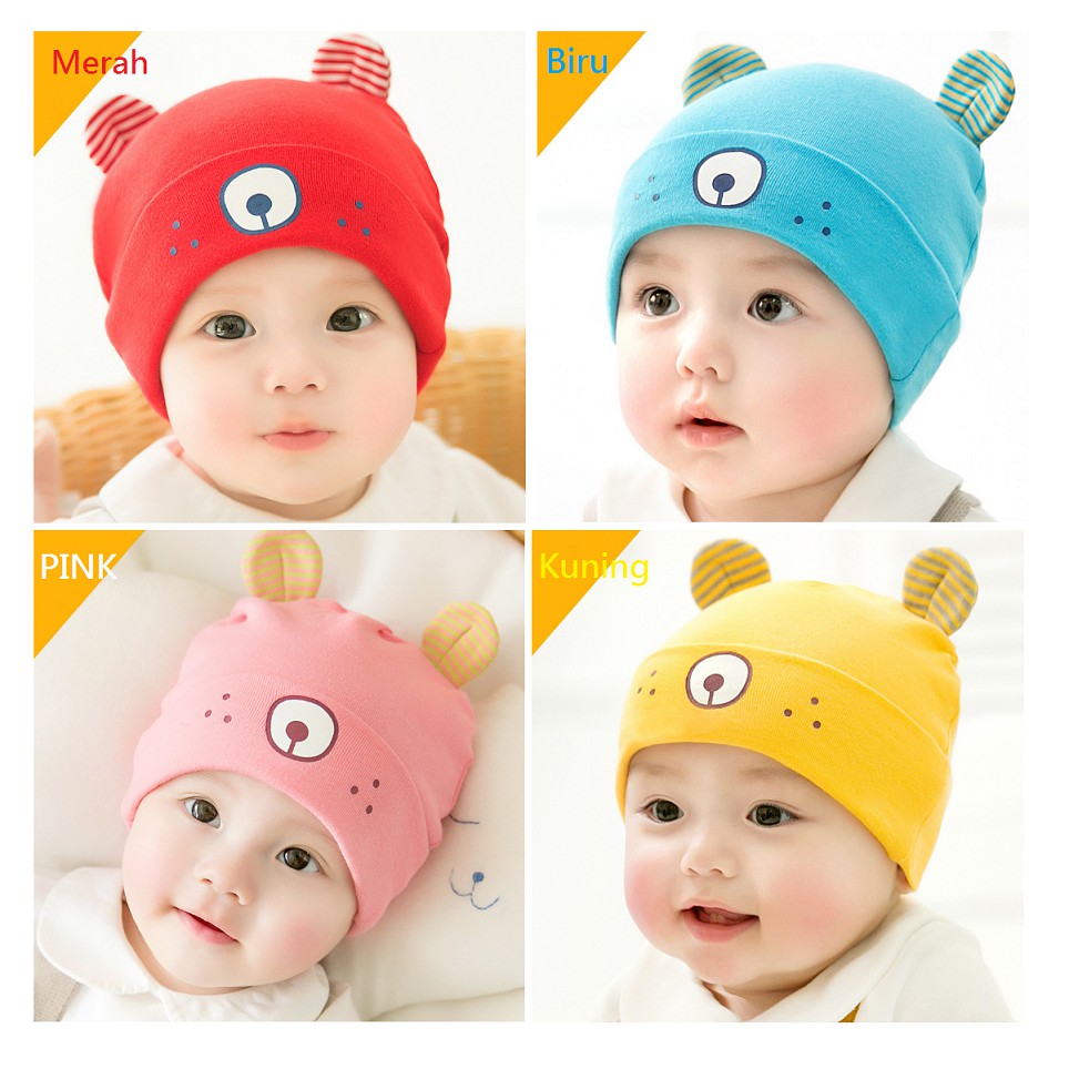 Topi Kupluk Bayi Gemes Dan Lucu Topi Kupluk Anak Imut Shopee