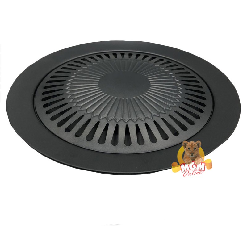 Panggangan Teflon Smokeless Barbecue Grill 32CM BBQ grill TEBAL