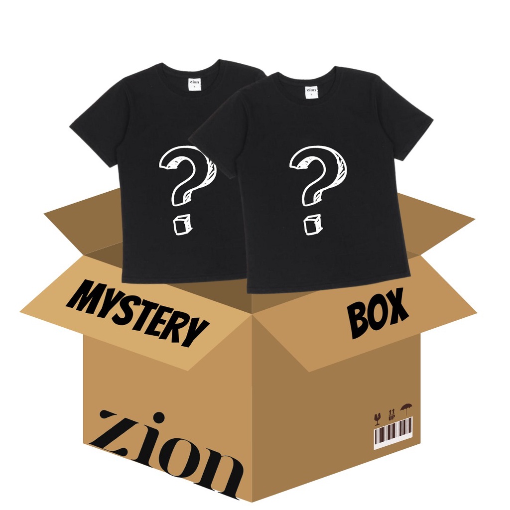 ZION Mystery Box Kaos Cotton Combed 24s