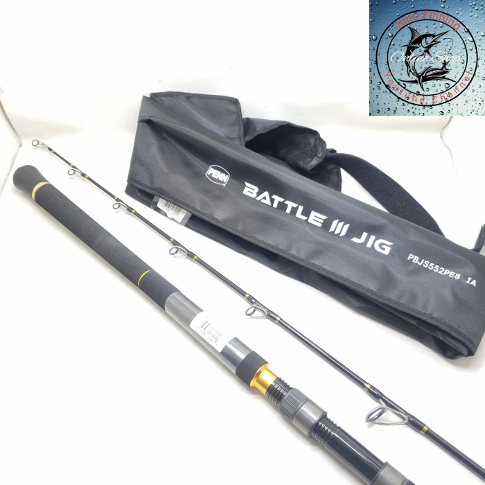 Termurah.. Joran Penn Battle Iii Jig Pe 1-3/2-4/3-6/4-8 180Cm Cv