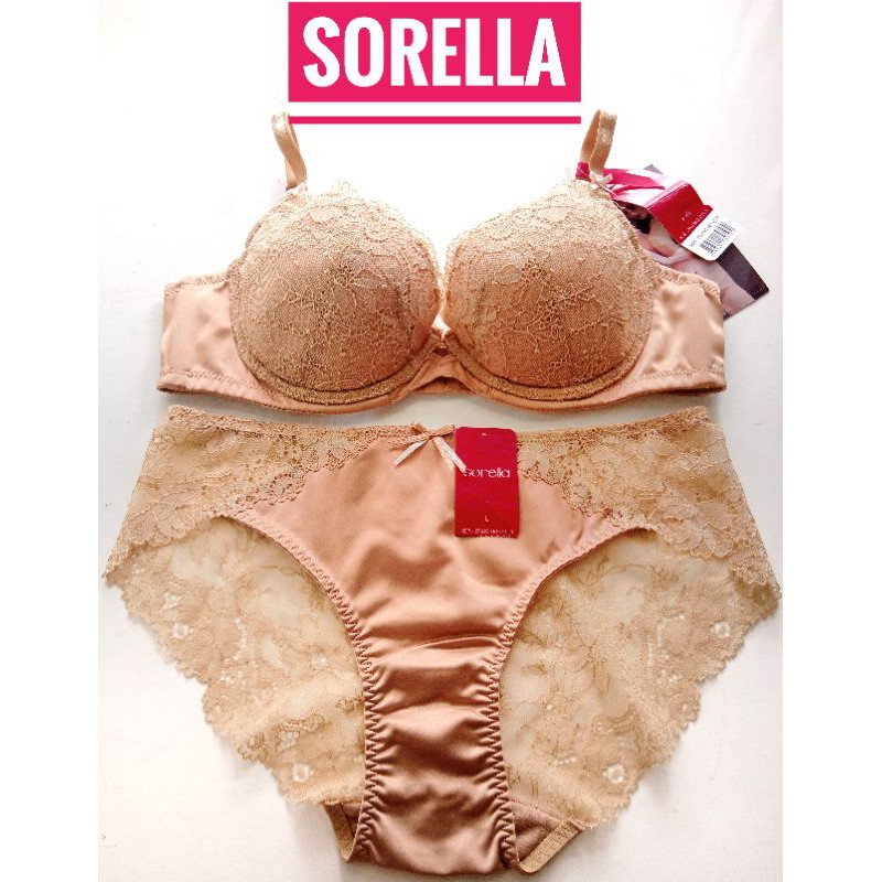 Bra Set Sorella 625 Kawat Busa Tipis 34B