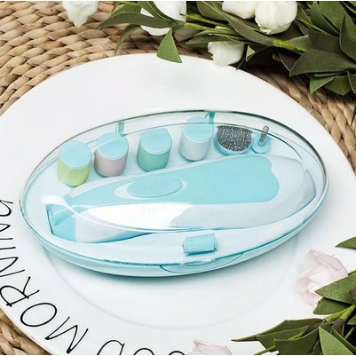 Baby NAIL TRIMMER set perlengkapan baby gunting kuku bayi pemotong kuku/Set Alat Pemotong Kuku Bayi Baby NAIL TRIMMER Untuk Anak umur 0-6 Tahun-blue