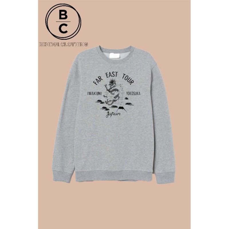 crewneck sweatshirt iwakuni yokosuka japan