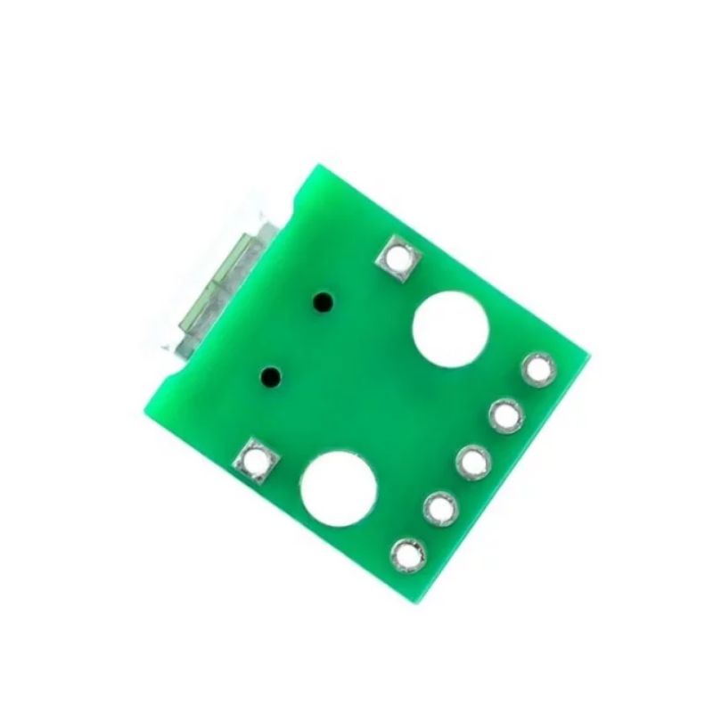 Micro USB to Dip 2.54mm 5 pin female adapter connector PCB converter soket micro usb