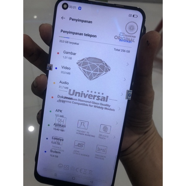 realme c17 6/256 minus lcd