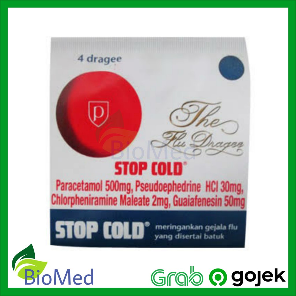 STOP COLD FLU BATUK TABLET - Obat Pusing Flu Batuk Pilek Demam