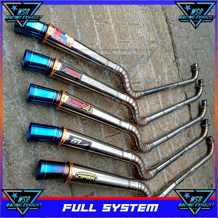 NLK & DAENG & OPBR & KING DRAG EXHAUST WAVE 110/EX5/EX5 DREAM/EGO/ WAVE 115/28MM MUFFLER EKZOS NLK