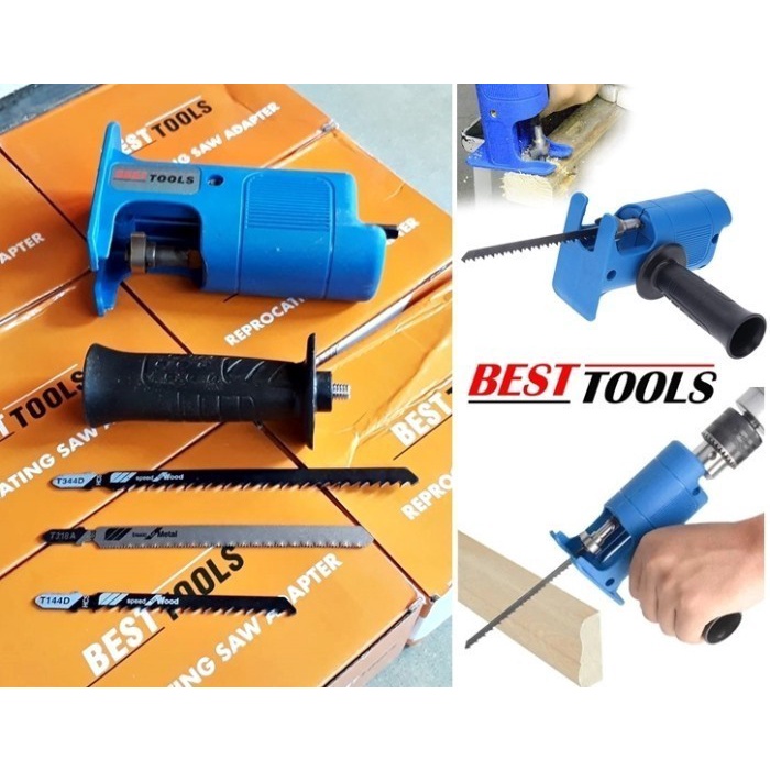 Ubah Bor Jadi Gergaji Reciprocating Saw Adaptor Bor Reciprocating Saw