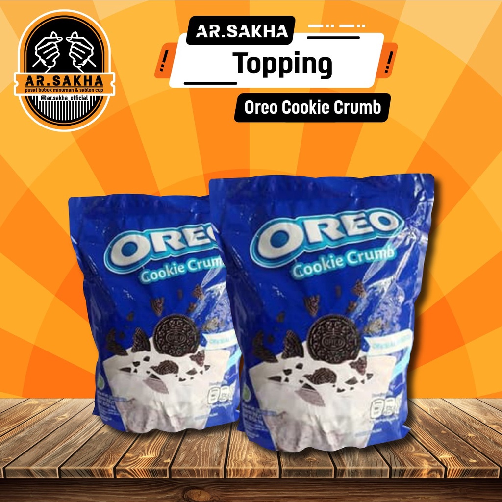 

OREO COOKIE CRUMB ORIGINAL 1 KG / hancur diced remuk kasar MONDELEZ