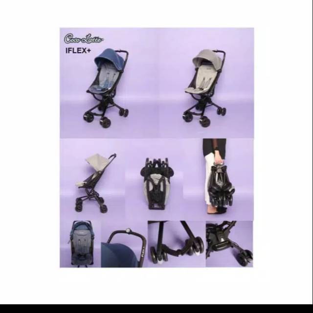 Stroller iflex + versi bisa recline