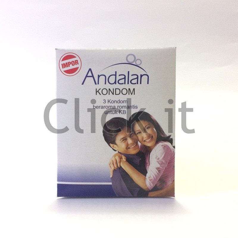 Kondom Andalan isi 3 - kontrasepsi