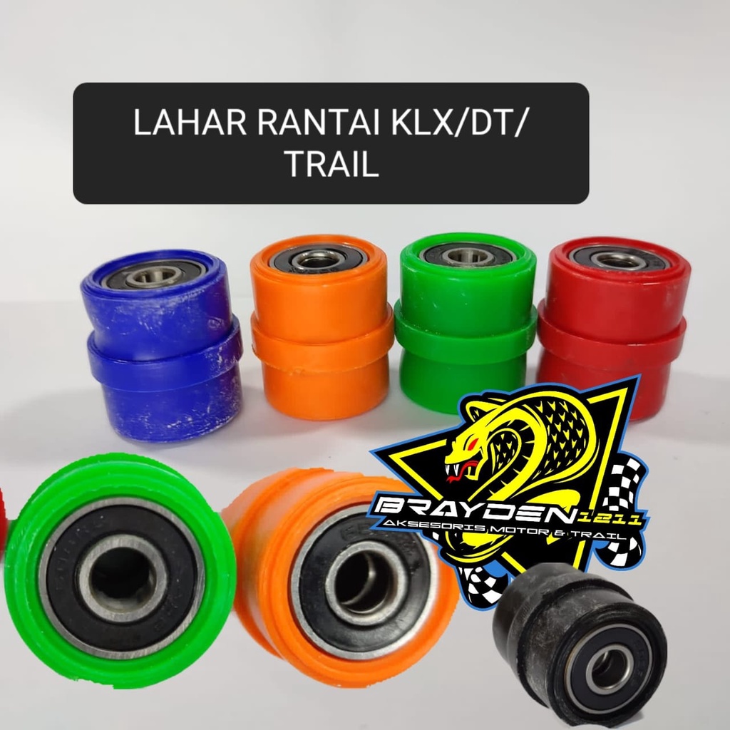 Roller Chain Tahanan Rantai Bearing Lahar KLX BF Dtracker 150/karet roll rantai klx 150/lahar rantai klx/roller rantai klx