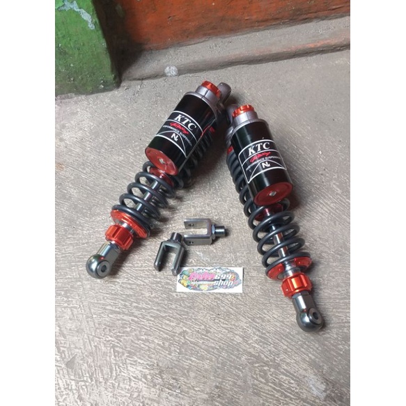 shock ktc/shock copy ktc uk 320 warna grey dapat 2 anting bisa matic dan bebek