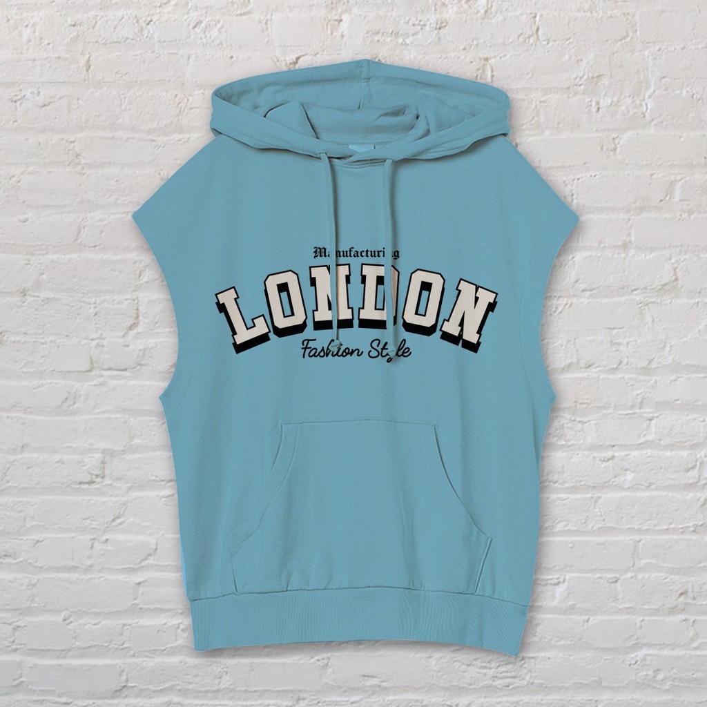 VEST HOODIE LONDON  VEST HOODIE TEBAL / VEST HOODIE UNISEX